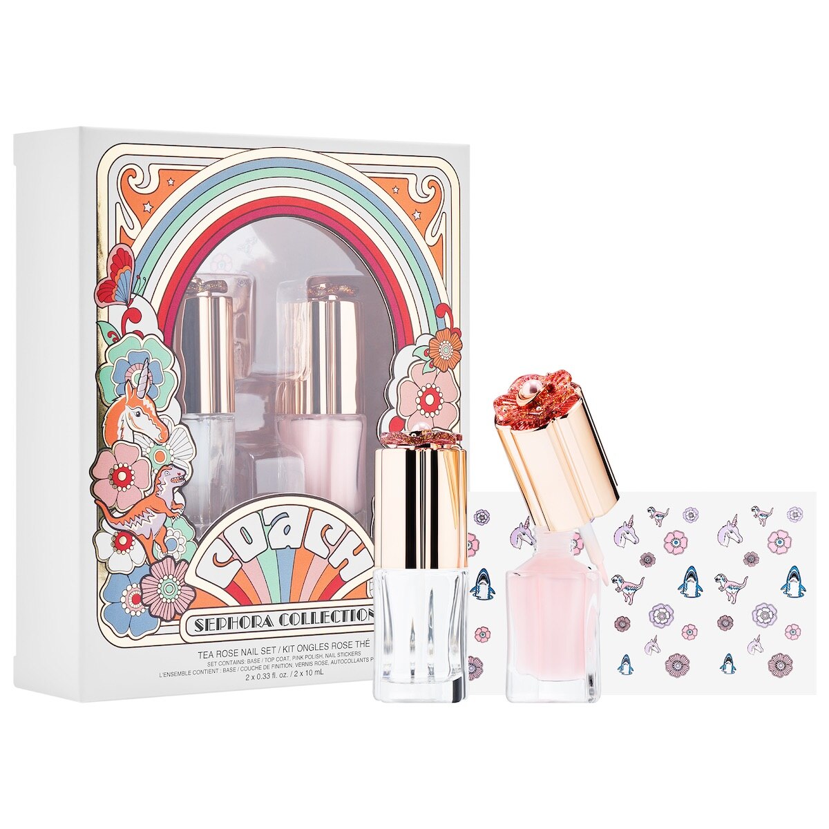Coach x Sephora Collection Tea Rose Nail Set